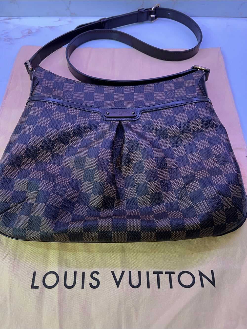 Louis Vuitton Damier Ebene Bloomsbury pm Shoulder Bag and crossbody